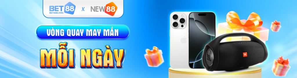 Vòng quay may mắn tại Bet88